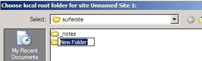 Name Folder